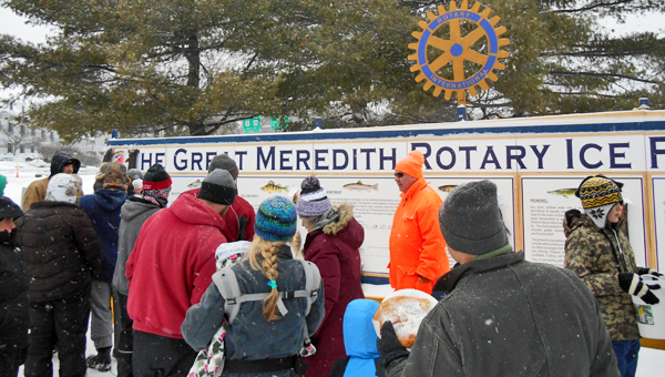 The Great Meredith Rotary Ice Fishing Derby, Lake Winnipesaukee