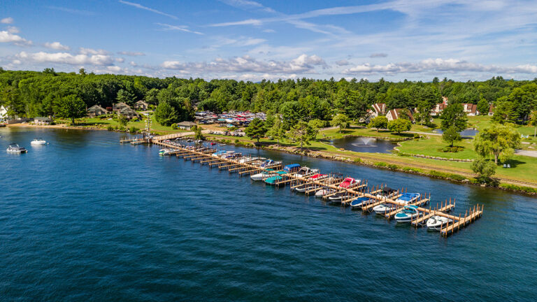The Docks at South Down Shores on Lake Winnipesaukee