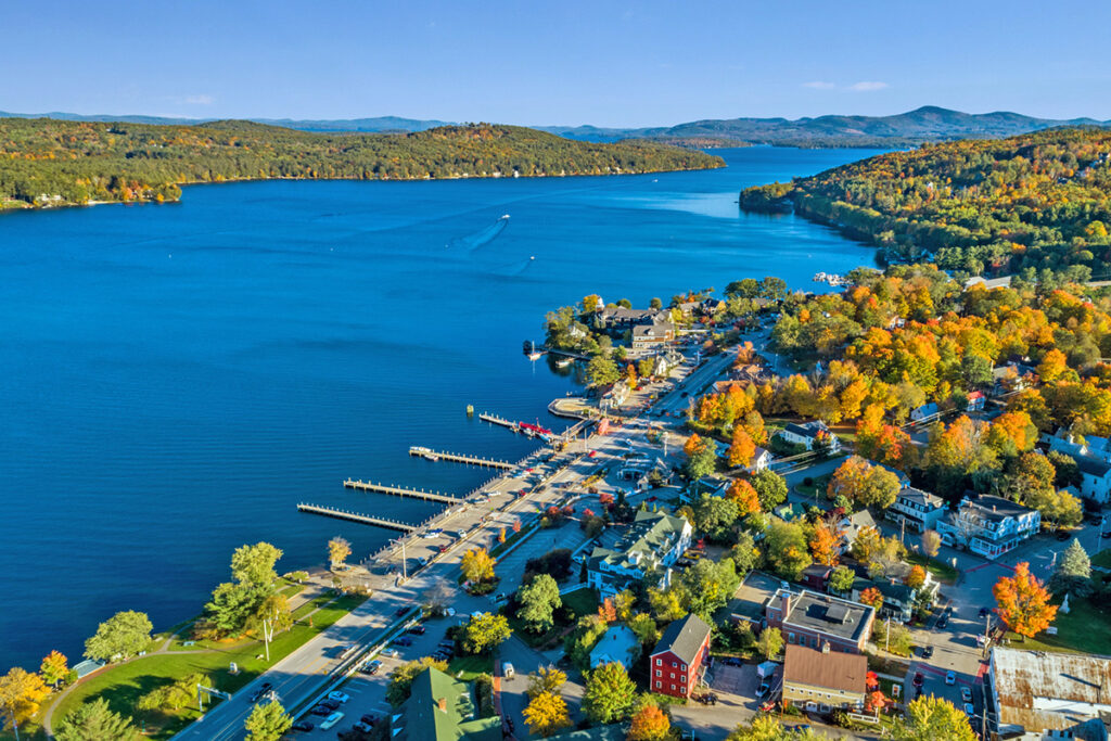 Meredith Village on Lake Winnipesaukee, New Hampshire
